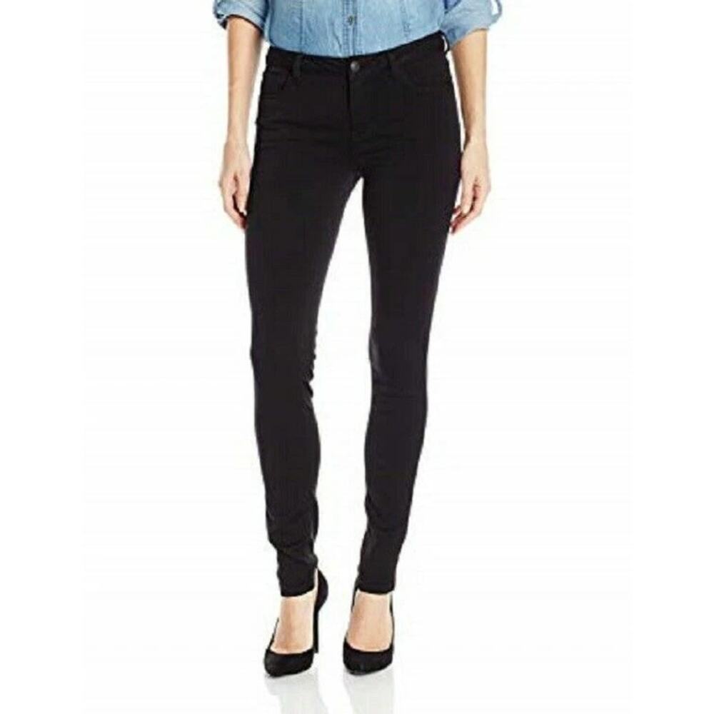 Kensie Black Skinny Effortless Ankle Mid Rise Jegging Jeans 2/26 Inseam 28"